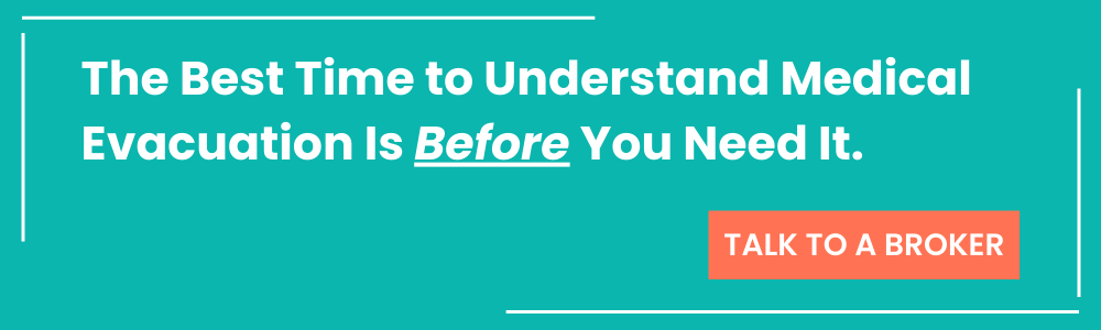 Medical evacuation broker